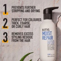 KMS MoistRepair Cleansing Conditioner 300ml 7 KMS MoistRepair Cleansing Conditioner 300ml -Winkel Voor Haarproducten 4044897220246 2