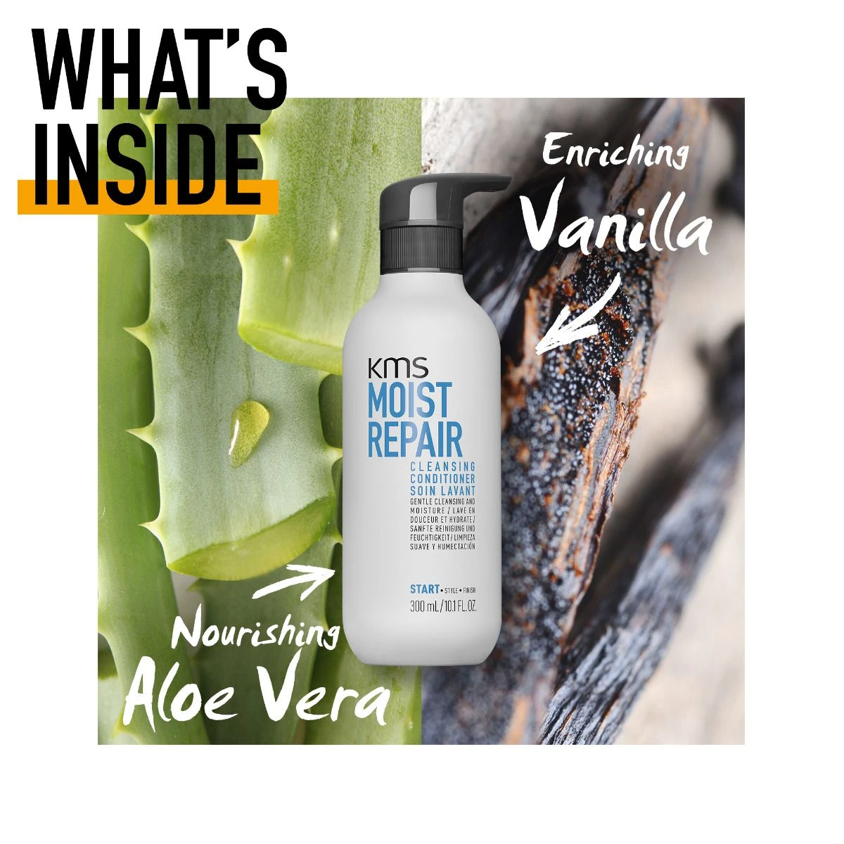 KMS MoistRepair Cleansing Conditioner 300ml 3 KMS MoistRepair Cleansing Conditioner 300ml - Afbeelding 3