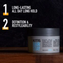 KMS HairStay Hard Wax 50ml 7 KMS HairStay Hard Wax 50ml -Winkel Voor Haarproducten 4044897420769 2