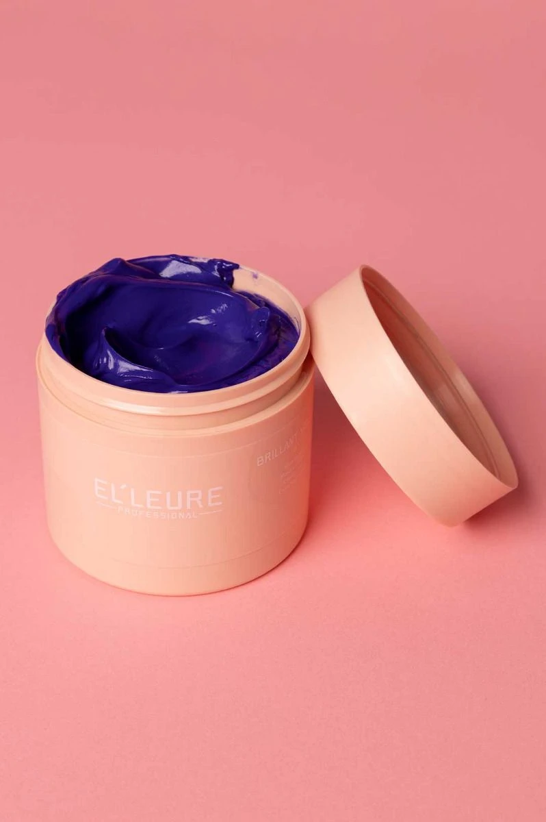 Elleure Brillant Violet Kleur Masker 250ml 2 Elleure Brillant Violet Kleur Masker 250ml - Afbeelding 2