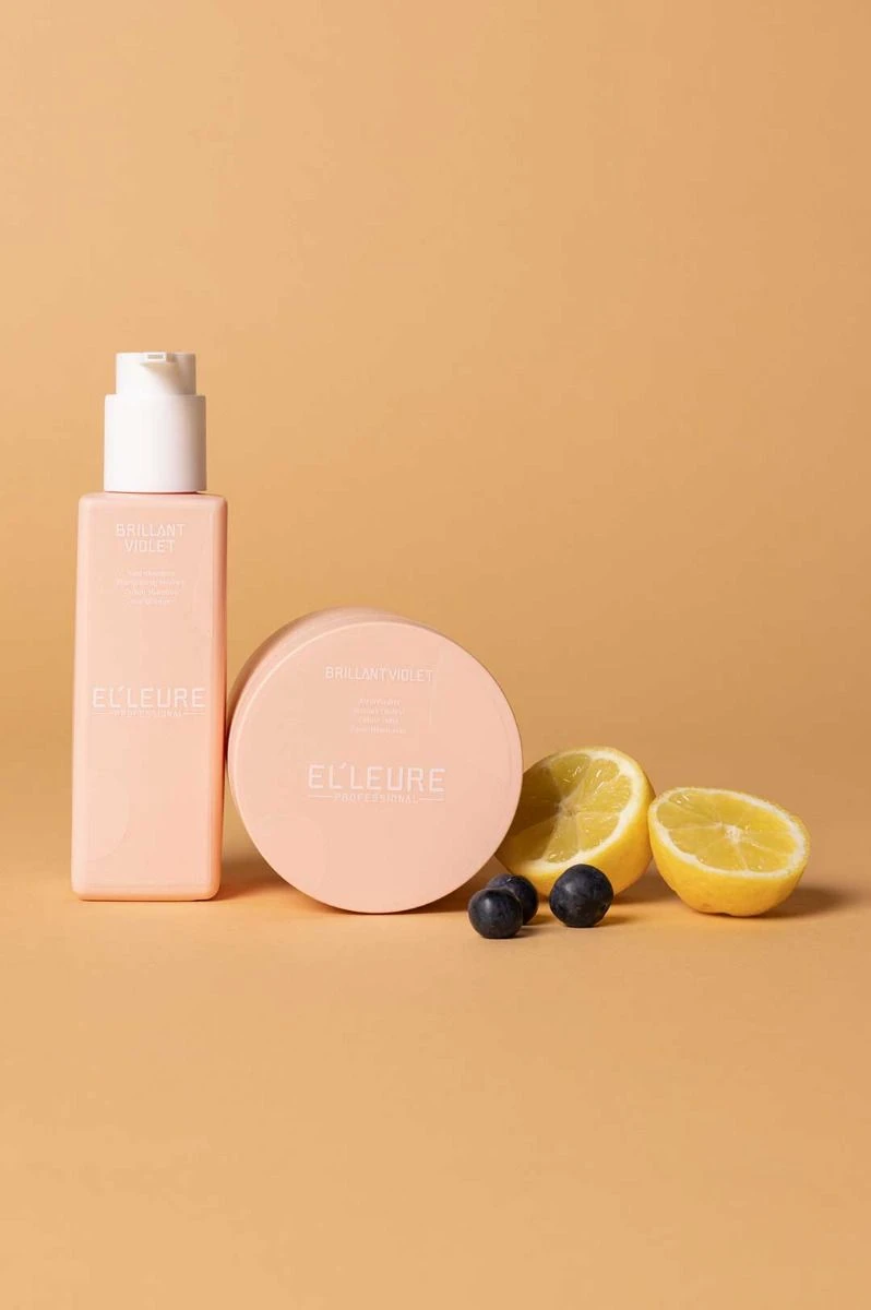 Elleure Brillant Violet Kleur Masker 250ml 3 Elleure Brillant Violet Kleur Masker 250ml - Afbeelding 3