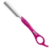 Feather Styling Razor Transparant Pink