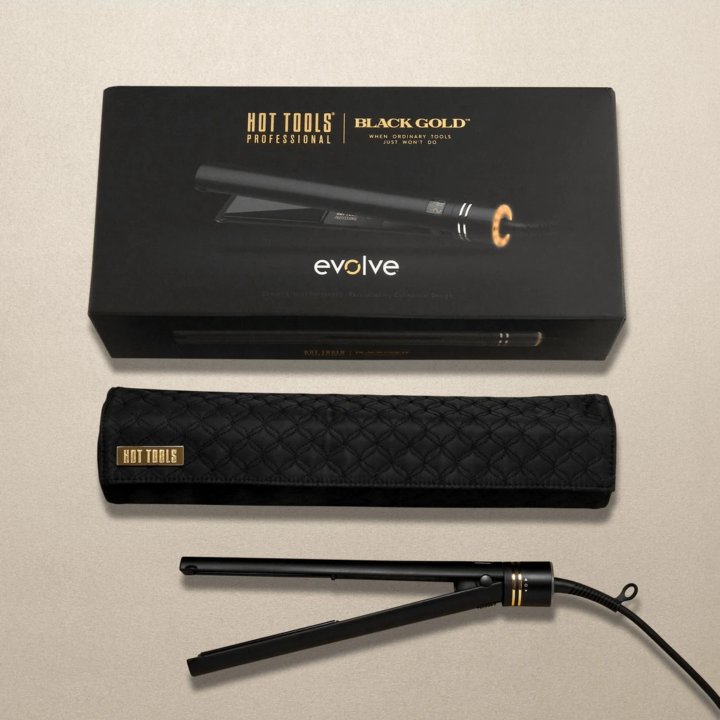 HOT TOOLS Evolve Black Gold 32mm 3 HOT TOOLS Evolve Black Gold 32mm - Afbeelding 3