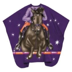 Trend-Design Kinder Kapmantel Jockey Hooks 130x125cm