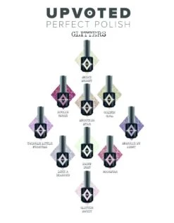 NailPerfect UPVOTED Glitter Soak Off Gelpolish #196 Sparkle By Night 15ml -Winkel Voor Haarproducten nailperfect upvoted glitter 8