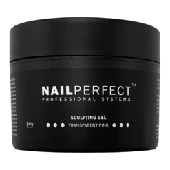 NailPerfect LED/UV Sculpting Gel Transparent Pink 45gr
