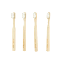 ShampooBars Bamboe Tandenborstels Kinderen (4 Stuks)