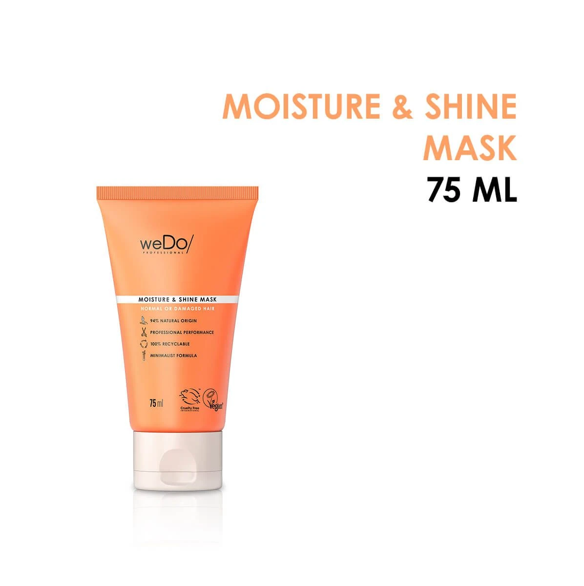 WeDo Moisture & Shine Hair Mask 75ml 2 WeDo Moisture & Shine Hair Mask 75ml - Afbeelding 2