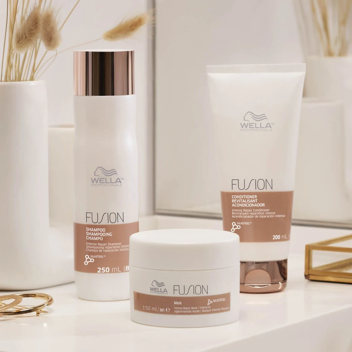 Wella Fusion Intense Repair Masker 150ml 4 Wella Fusion Intense Repair Masker 150ml - Afbeelding 4